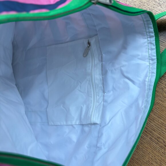 LESPORTSAC Medium Stripped Duffle Bag/Weekender - Picture 6 of 7